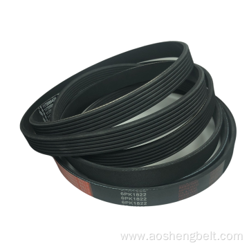 Automotive generator drive poly v belt fan belt